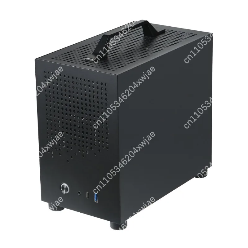 

Портативный компактный корпус ITX для ПК с поддержкой блока питания SFX и видеокарты 21 см, мини-башня для игрового настольного компьютера, для путешествий