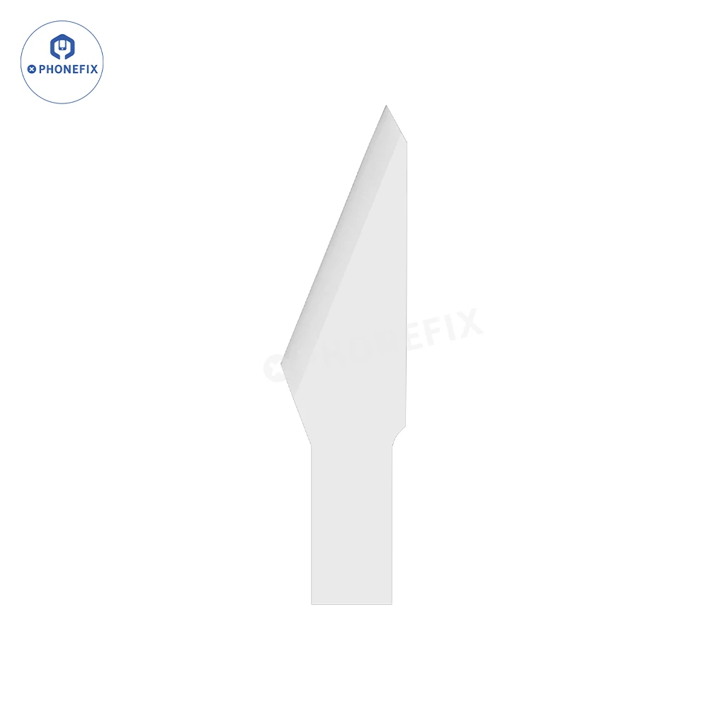 Ceramic Blade Glue Scraper Flat Triangular Carving Knife Anti-static Blade Spare Parts For Phone Maintenance Rubber Film Carving