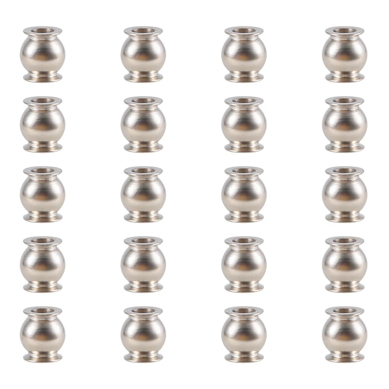 L67A 20Pcs 3mm Rod End Ball Joint for 1/10 Traxxas TRX4 TRX6 E-REVO REVO SUMMIT T-Maxx E-Maxx Revo Rustler Slash RC Car Parts