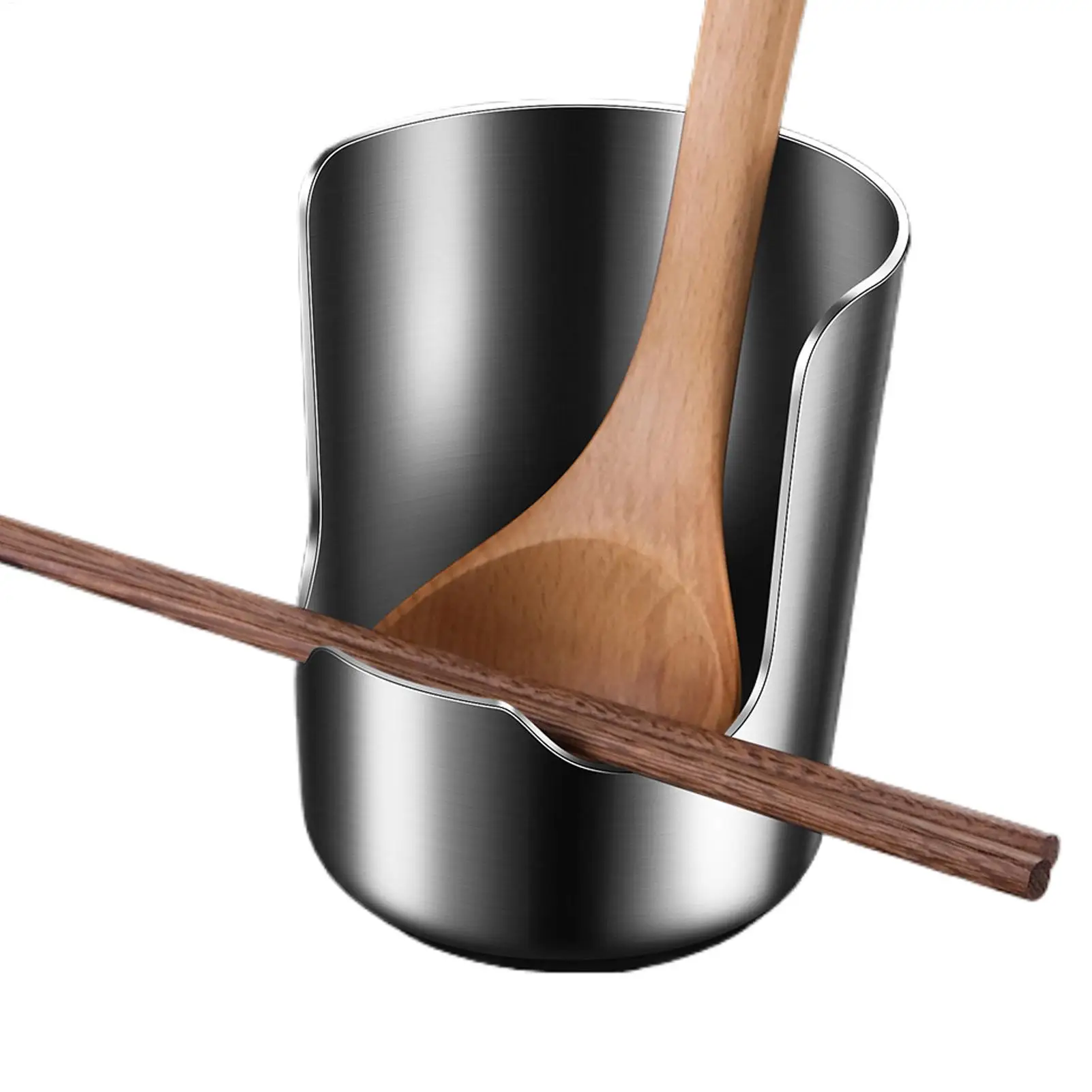 Spoon and Lid Rest Stainless Steel Non-Slip Washable Thickened Kitchen Countertop Utensil Rest Station for Scraper Ladles Tongs