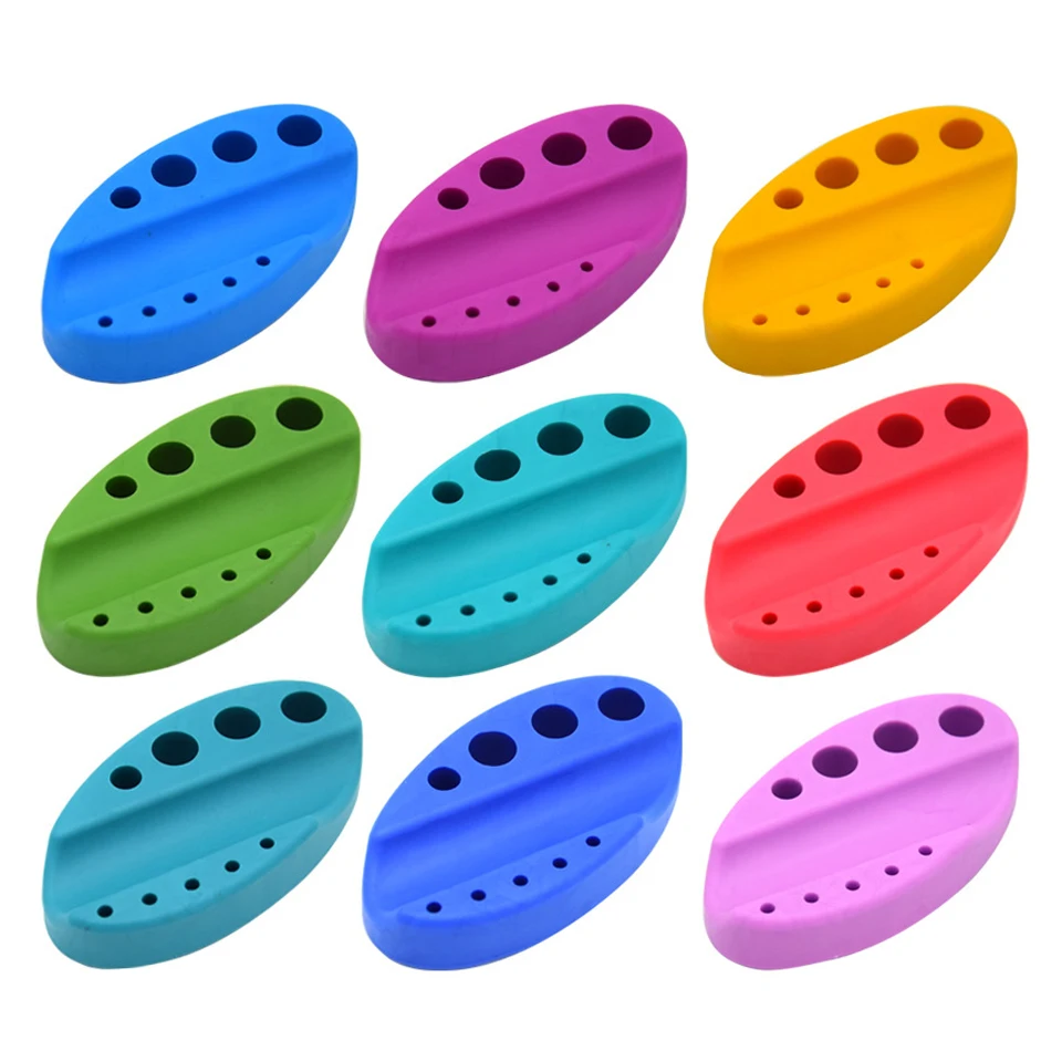1PC Silicone Tattoo Machine Pen Holder Makeup  Organizer Display Bracket Stand Permanent Tray Support Frame Tattoo Accessories