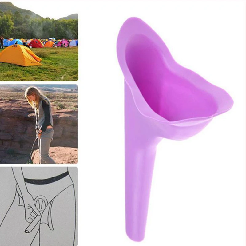 1PCS Silicone Urinal Woman Reusable Standing Portable Tourism Outdoor Multifunctional Field Emergency Response Pregnancy TMZ