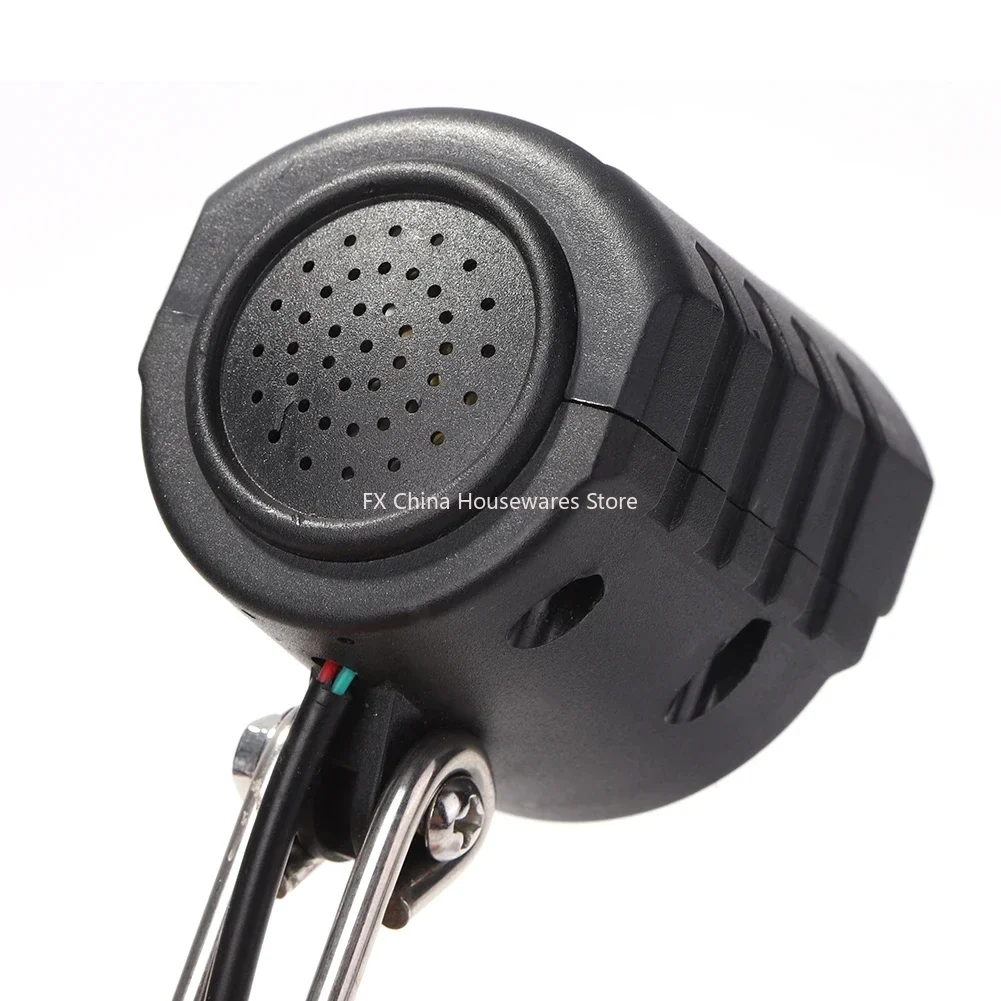 E-Bike Horn Light Electric Bicycle 4 LED Headlight 12W Waterproof 2 in 1 Horn and Light Switch Bicycle Flashlight