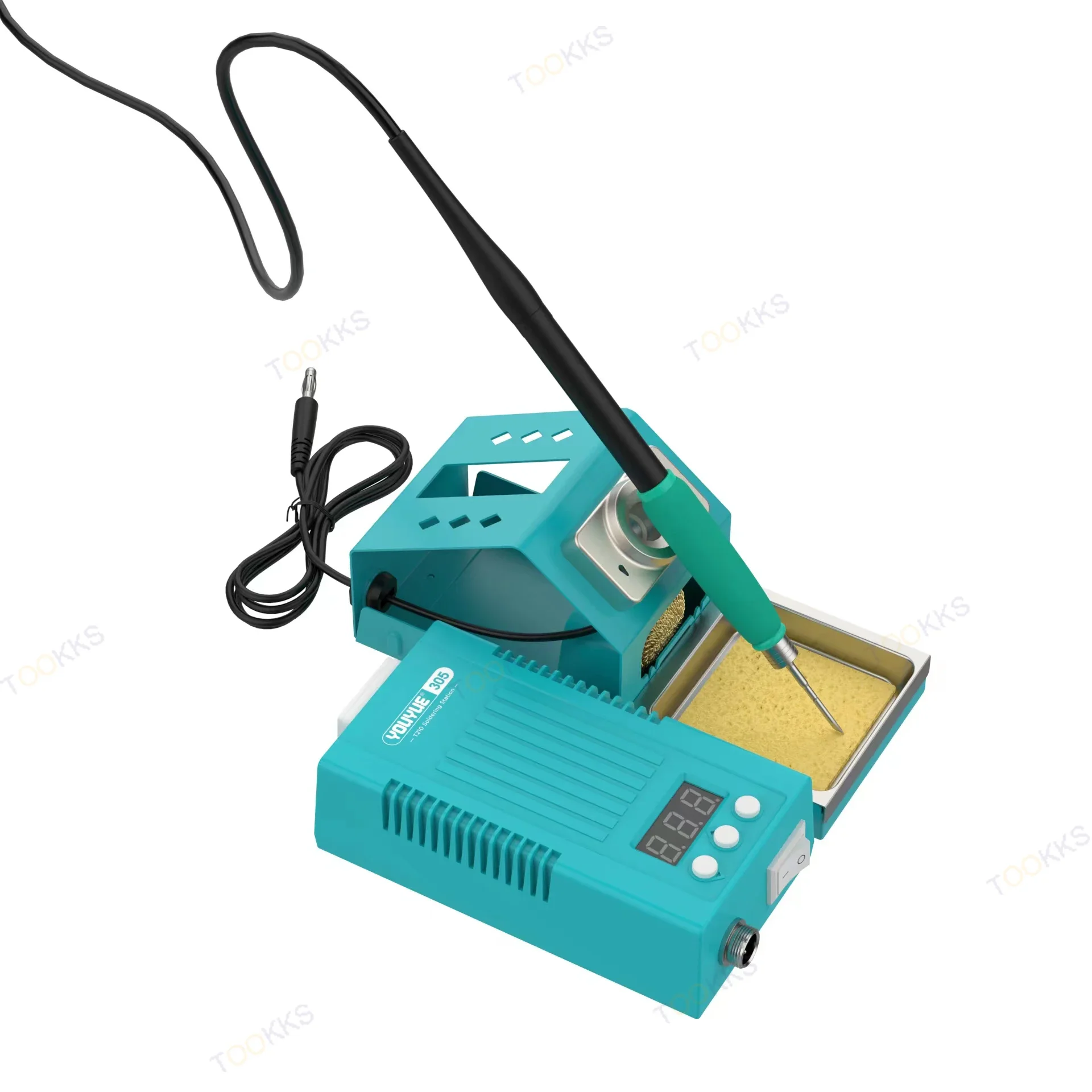 UYUE 305-210 LED Precision Soldering Station Electronic Welding Rework Station Compatible 210 Soldering Iron Tips T210 Handle