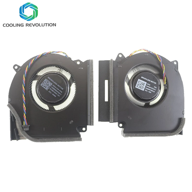 

Laptop CPU GPU Cooling Fan 13NR08E0P02011 13NR08Y0T01011 DC12V 1A for ASUS ROG Strix SCAR 17 2022 G733ZW