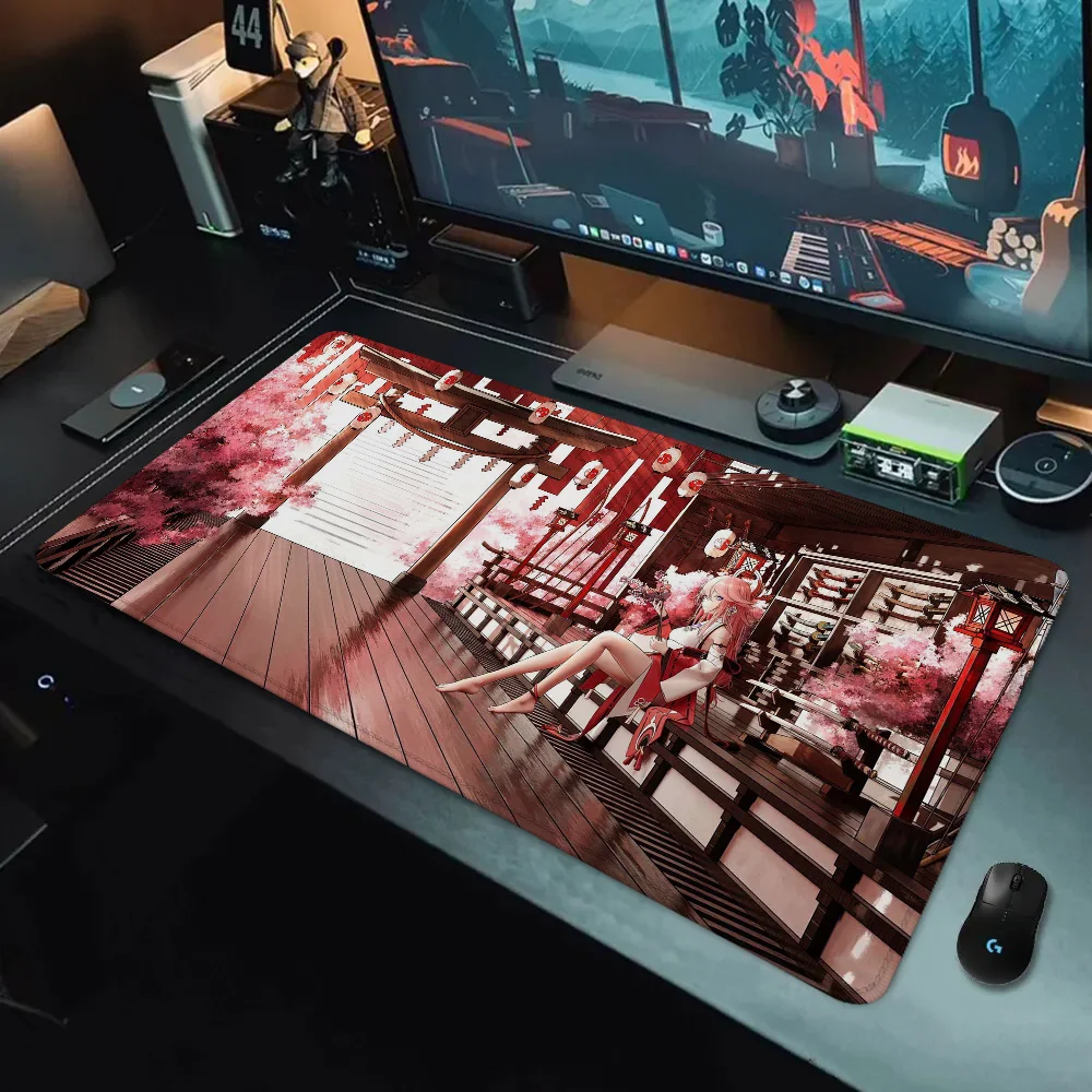 Genshin Impact Gaming Mouse Pad Gamer Office Accessories Desk Mat Pc Setup Accessories Mousepad Gamer 900x400 Computer Table