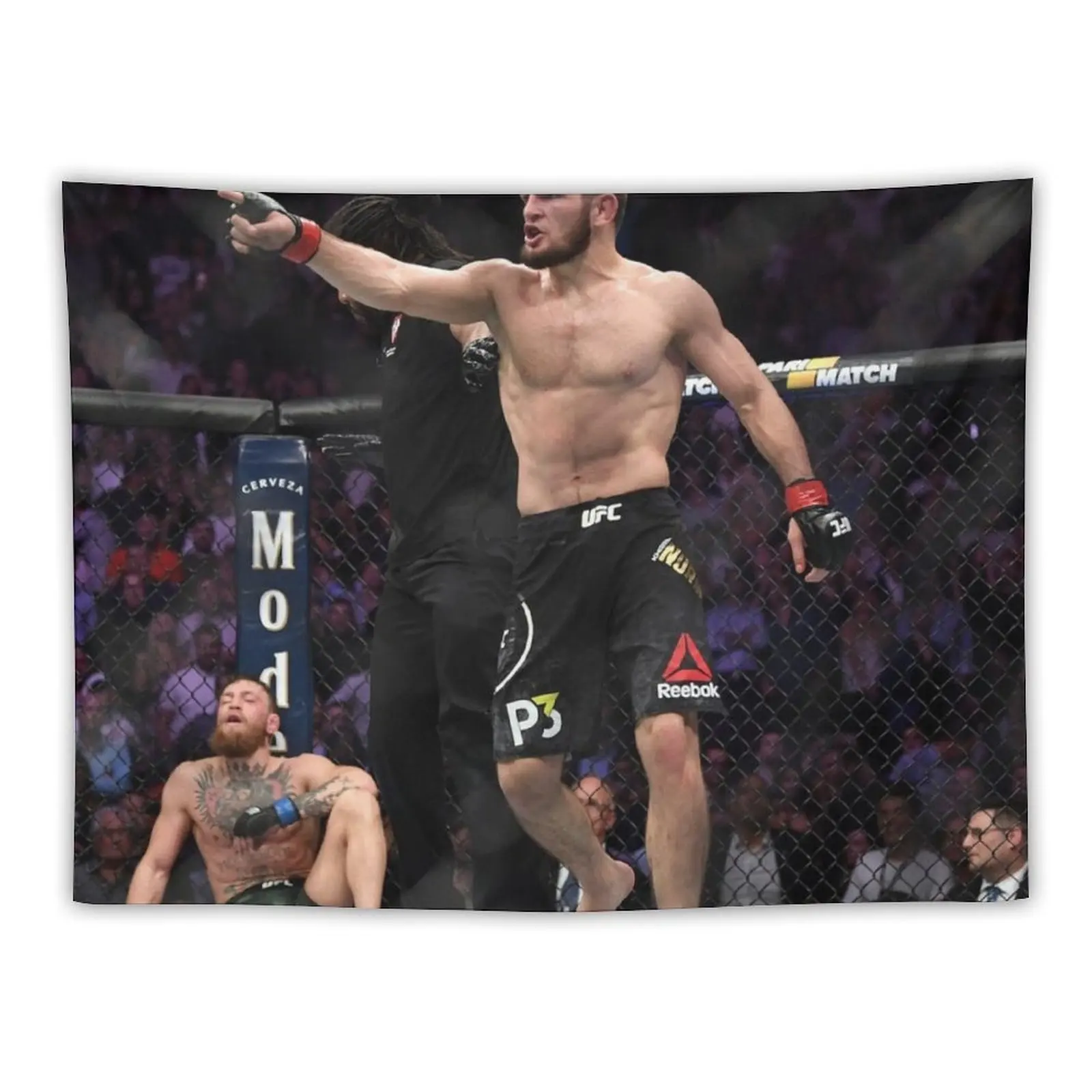 

Khabib X Mcgregor Fight Still Tapestry Wall Hangings Decoration Wall Hanging Decor Wall Coverings Tapestry