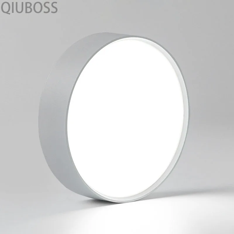 Imagem -02 - Luz de Painel Led Redonda e Quadrada Lâmpadas de Teto Downlights Montados na Superfície Home Decor Iluminação Interior Ac86265v 6w 9w 12w 18w 24w