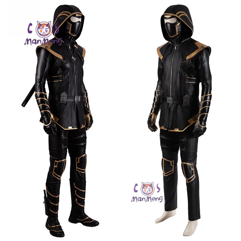 Hawkeye Superhero Cosplay Ronin Costume Shoes masks Thanos Outfits Hoodie Luxious Uniforms Party Carnival for Adult Men Any Size