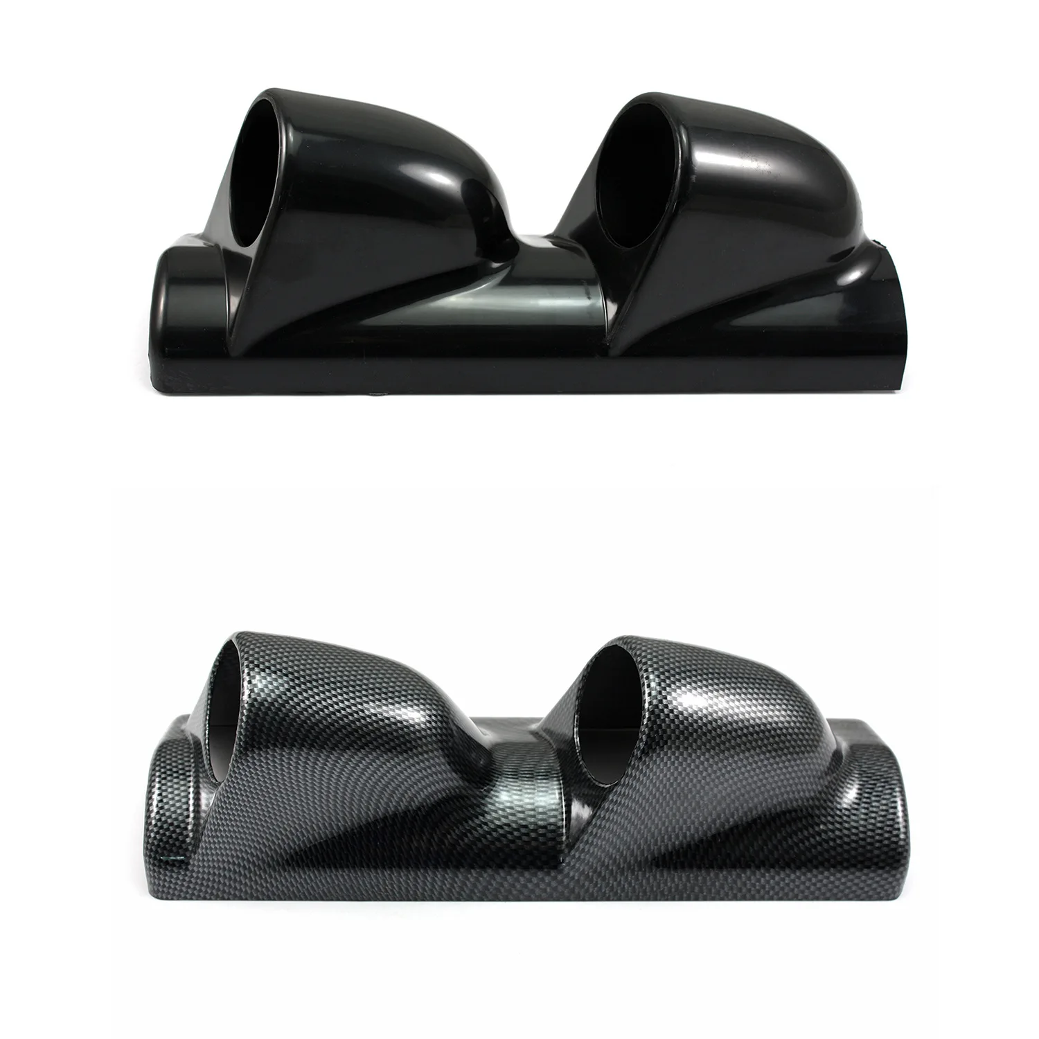 60mm Car Gauge Pod Universal Black/Carbon Single Double Triple Car Meters Holder for Left Drive Car for 60mm Gauges