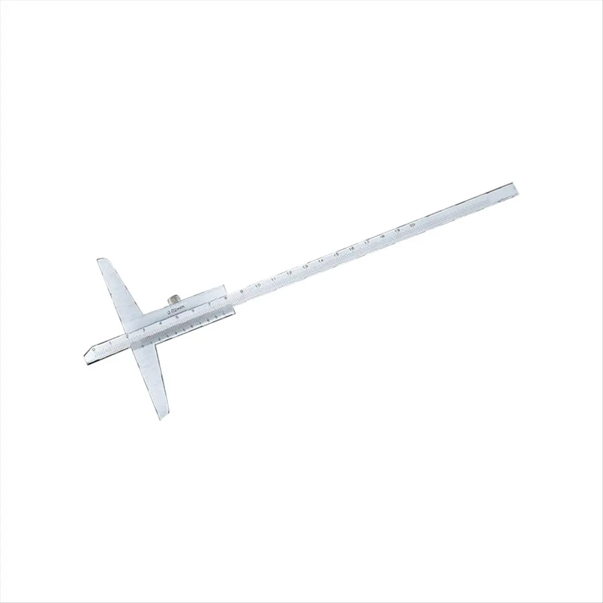 A78I Depth Gauge Vernier Caliper Metal Calipers Woodworking Tools Measuring Tool Steel Gauges Depth Measurement 200mm