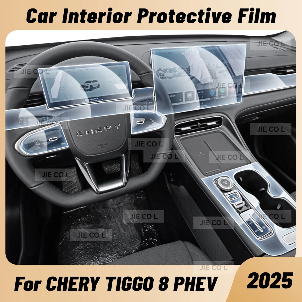 

Anti-scratch Car Interior Center Console Media Dashboard Navigation TPU Protector Film For CHERY TIGGO 8 PHEV 2025