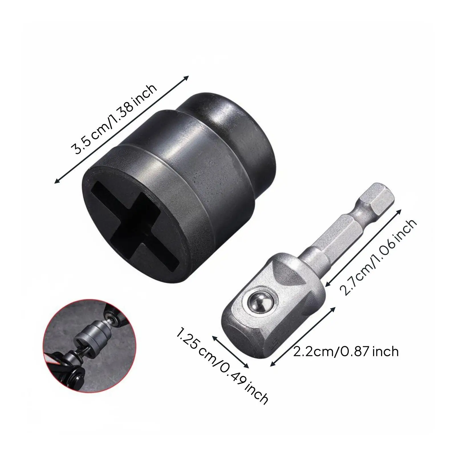 Car Hoist Power Adapter Labor-Vehicle Lifting Jack Adapter Saves Time and