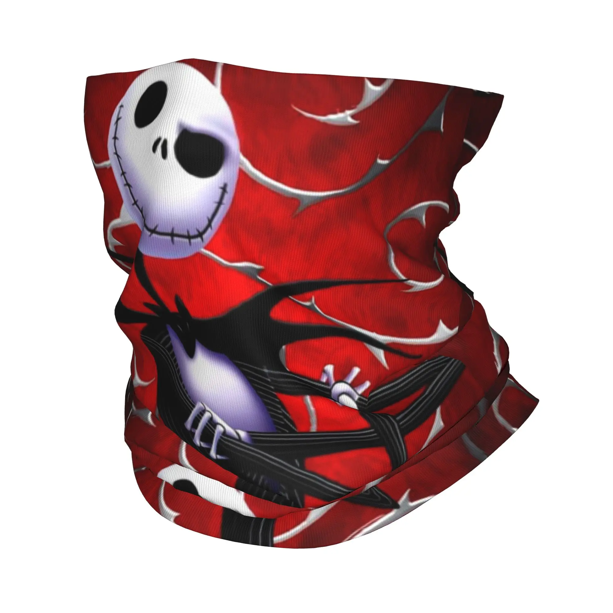 

Tim Burton Christmas Horror Movie Bandana Neck Gaiter for Ski Hunting Women Men Wrap Scarf Jack Headband Warmer Face Scarf Cover