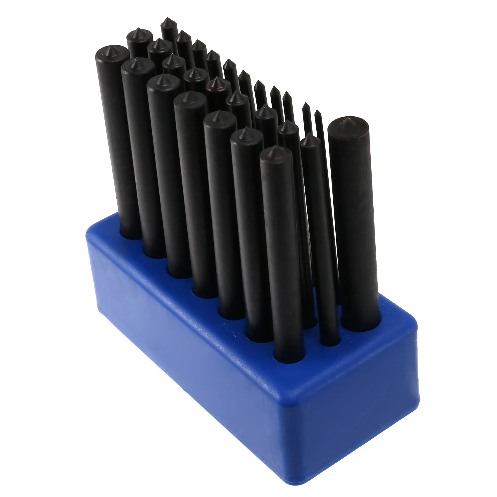 A88M gatoverdrachtponsset voor stalen transferponsset, 28-delig, hittebehandeld gelegeerd staal, 3/32 inch-1/2 inch