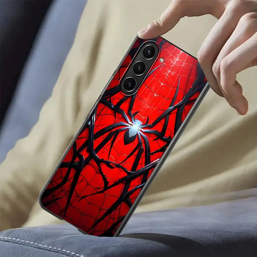 حافظة عنكبوت إبداعية لهاتف سامسونج جالاكسي ZFold4 Z Fold 7 6 5 4 3 ZFold5 ZFold3 ZFold7 ZFold6 غطاء هاتف خلفي