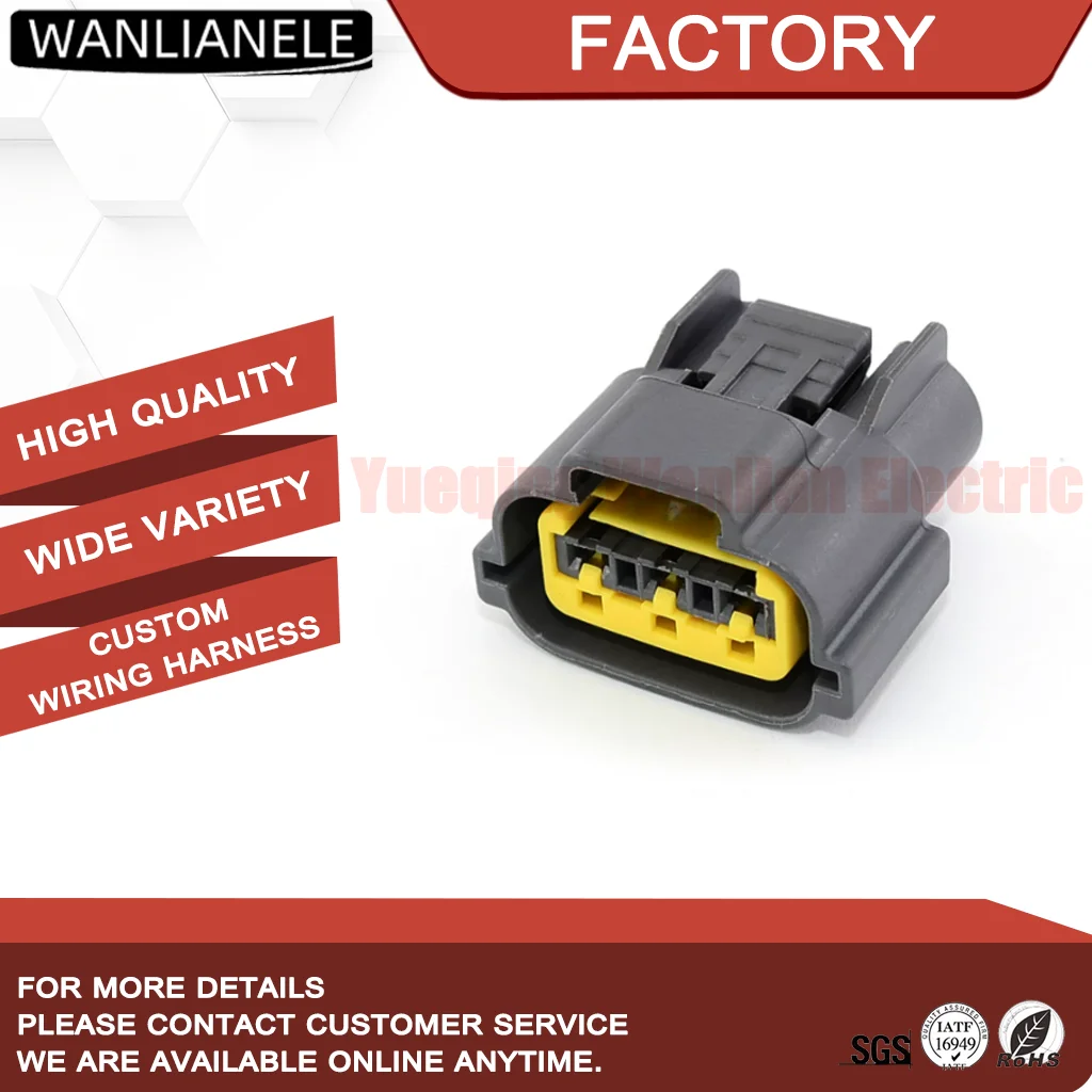 50 Sets Replacement for Sumitomo 6098-0141 3 Pin Female Waterproof Connector 62 Sealed Series 2.3mm Fit Nissan SR20 TPS Sensor