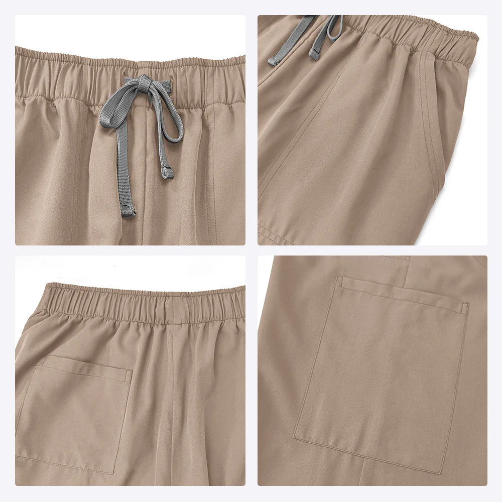 Neue Händewaschkleidung, Hose mit geradem Bein, schnell trocknendes einfarbiges Set, Arzt, Krankenschwester, Operationssaal, SPA-Schönheitssalon, Herren