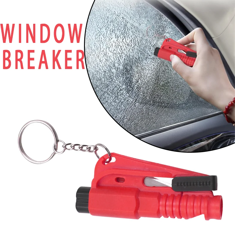 ​Car Emergency Escape Tool, 3-in-1 Safety Hammer with Window Breaker & Seatbelt Cutter, Rescue Whistle for Car Truck Bus
