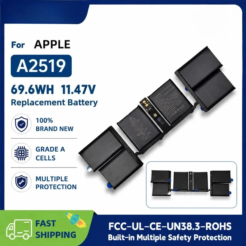 New Replacement Battery for Apple for MacBook Pro 14 inch M1 A2442 A2519 Laptop Battery Wholesale Spot Supply