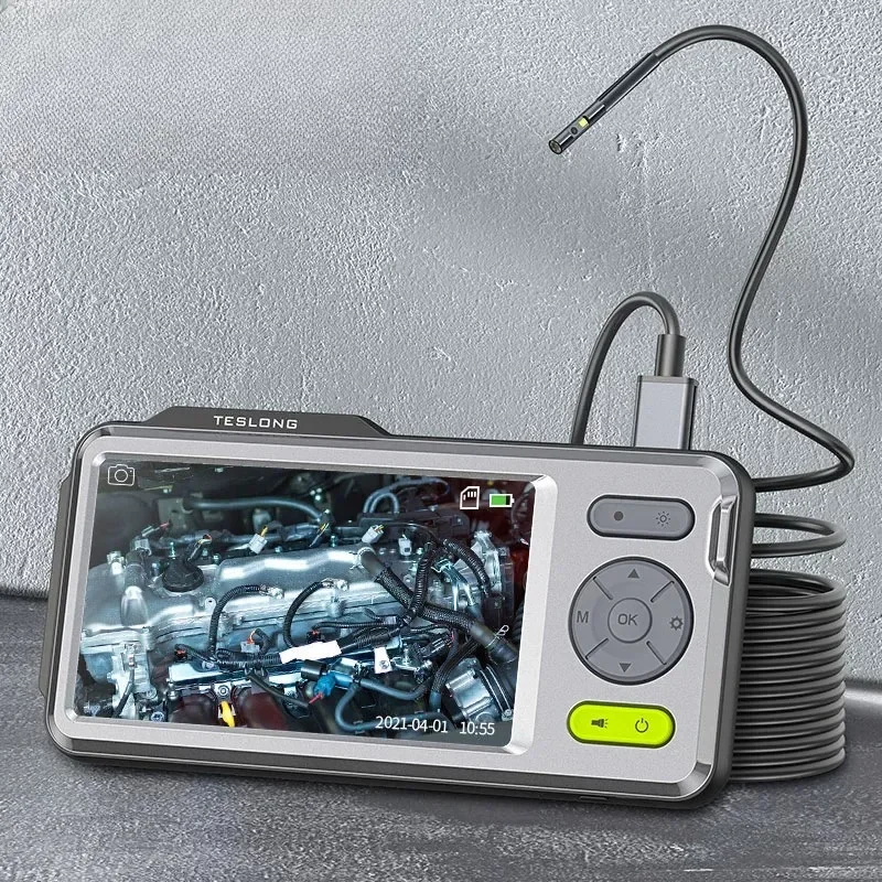 for NTS500B 5.5mm Dual Lens Endoscope 5M HD 5 Inch Large Screen 2MP Pixel Industrial Inspection Camera