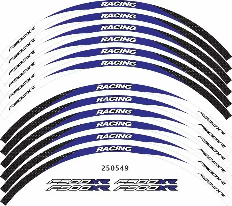 For BMW F900XR Motorcycle Parts Contour Wheel Decoration Decal Sticker - 3 Moto