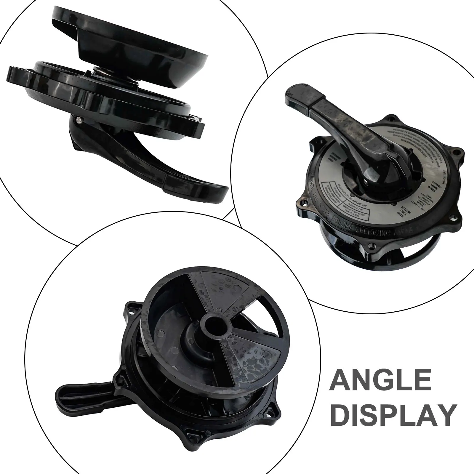 Multiport Valve Handle SPX0710XBA17 Key Cover Construction Easy To Clean For Hayward 1 1/2