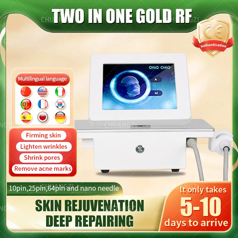 Plasma Pen Needle Machine RF 2in1 Ozone Gold Plasma Lift Therapy Facial Best Beauty Salon Use Plasma Freckles Skin Rejuvenation