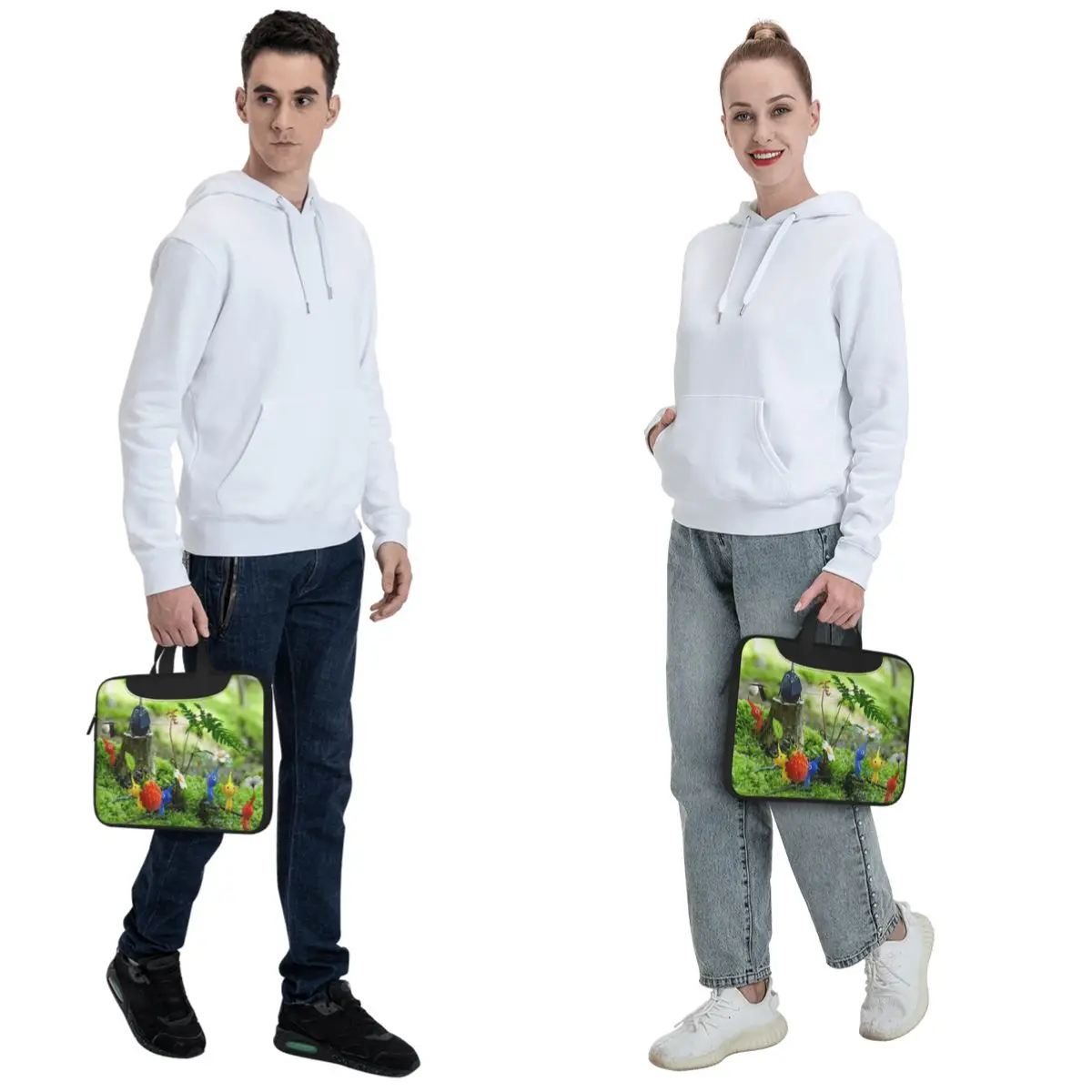 Pikmin Crossbody Laptop Bag Case Computer Bag 13 14 15.6 Inch Notebook Pouch for Macbook Pro