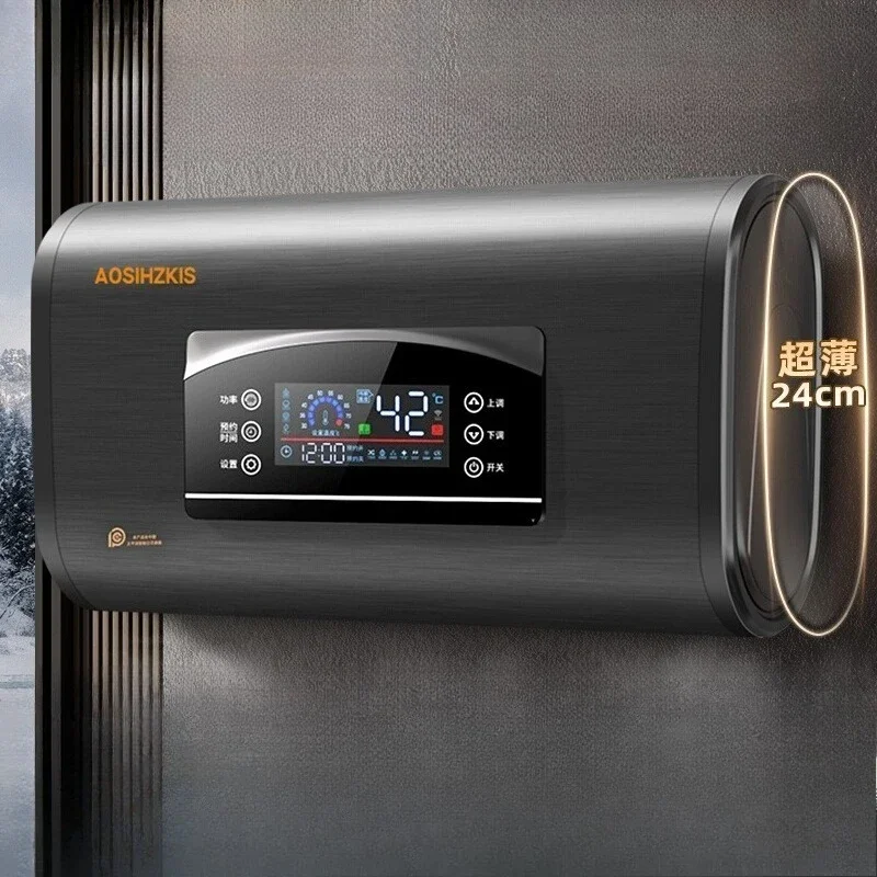 เครื่องทําน้ําอุ่นไฟฟ้าสําหรับใช้ในครัวเรือน แบบเก็บของขนาดเล็ก ประหยัดพลังงาน ทําความร้อนเร็ว อาบน้ําและอาบน้ํา