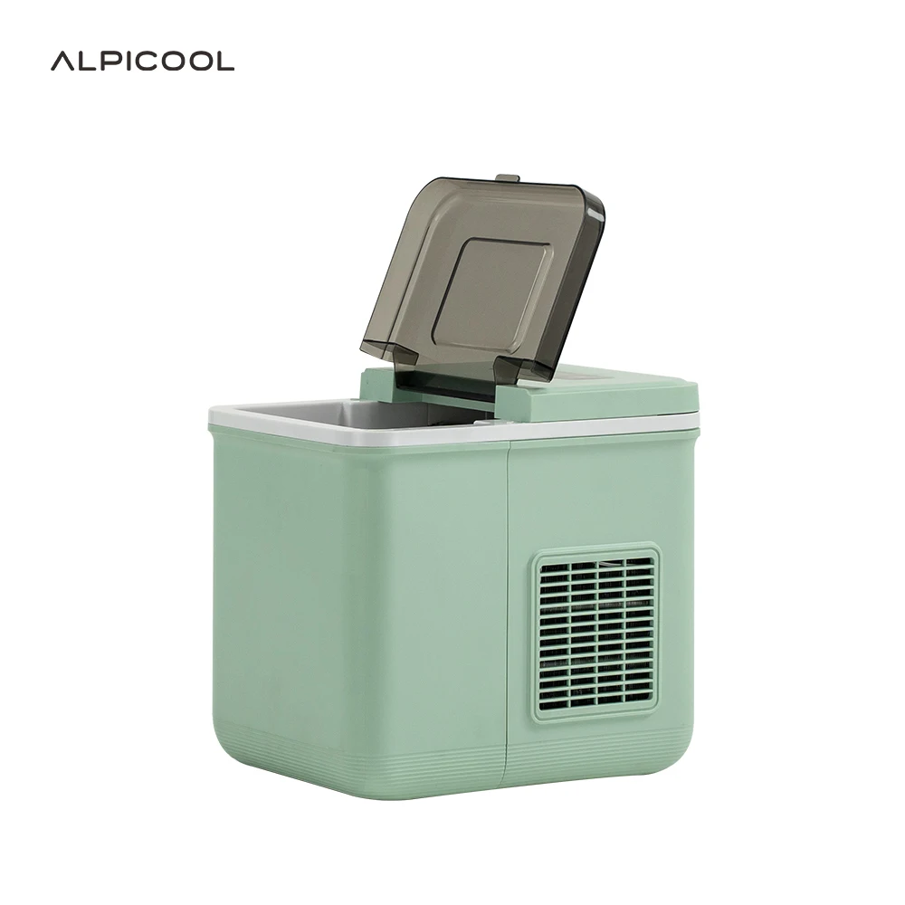 CZB15 Portable Ice Maker 100V-240V AC 12/24V DC Automatic Ice Cube Maker for Car Home Dual Use 1.3L Mini Ice Maker