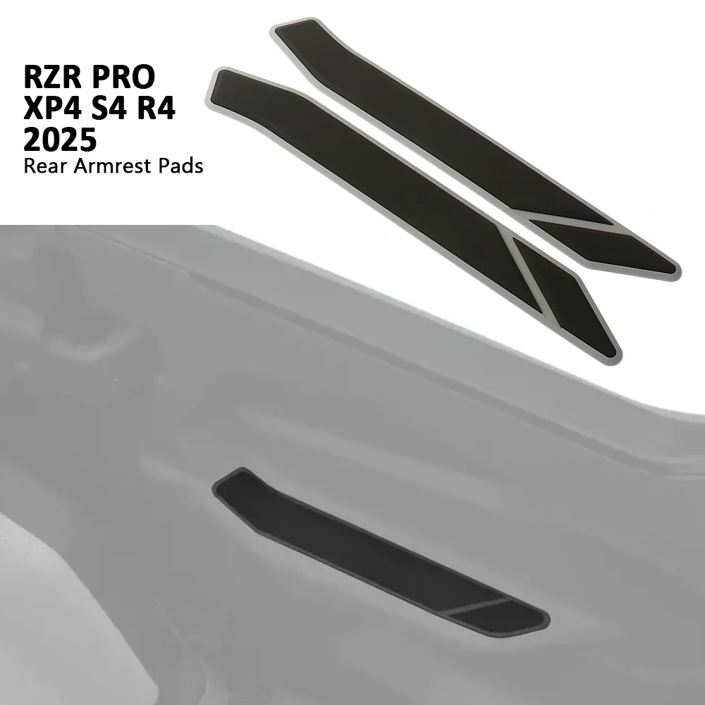 

New UTV Waterproof Anti-fouling Rear Doors Armrest Pads Kit For Polaris RZR Pro S4 Ultimate R4 Sport XP4 Premium 2025