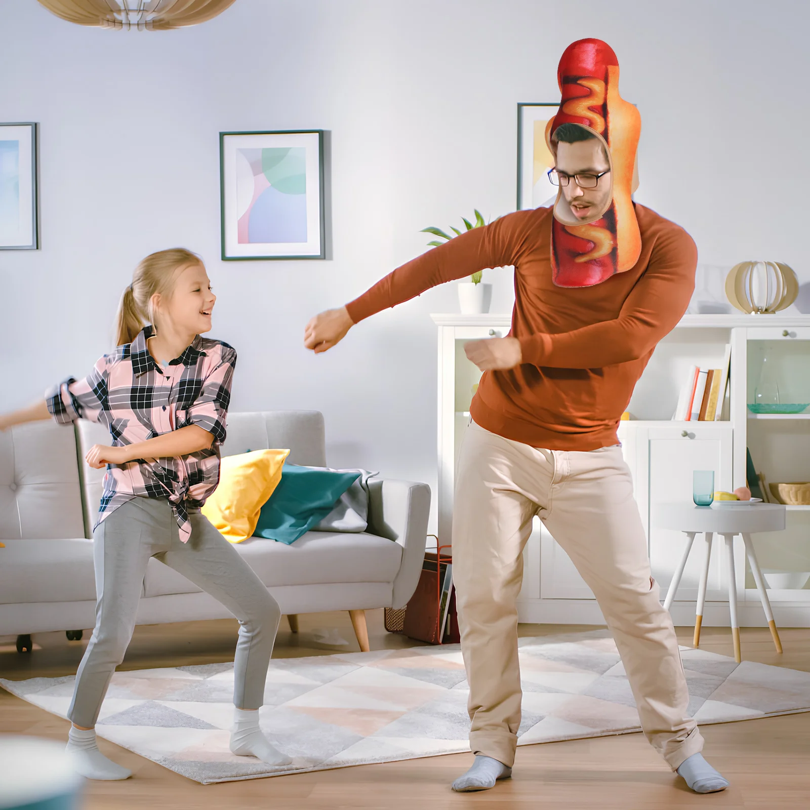 

1pcs Dog Hat Novelty Food Costume Food Hats Crazy Party Accessory For Adults Kids Pizza Party Supplies Decoration