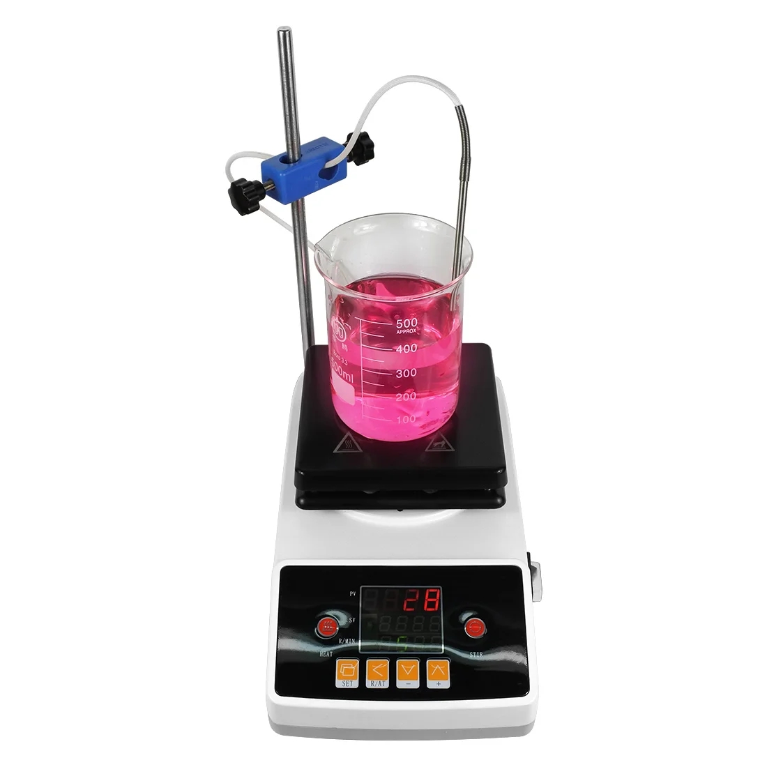 Laboratory Equipment 550w 5L 1800rpm Ceramic Panel Digital Control Liquid Mixing Heating Magnetic Stirrer