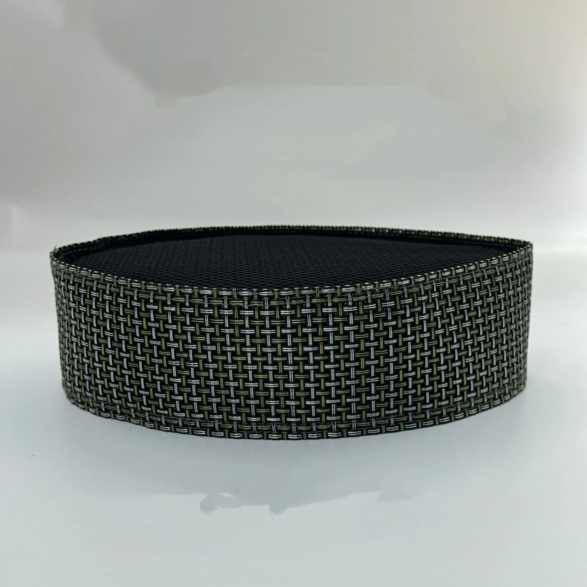 silvery-black