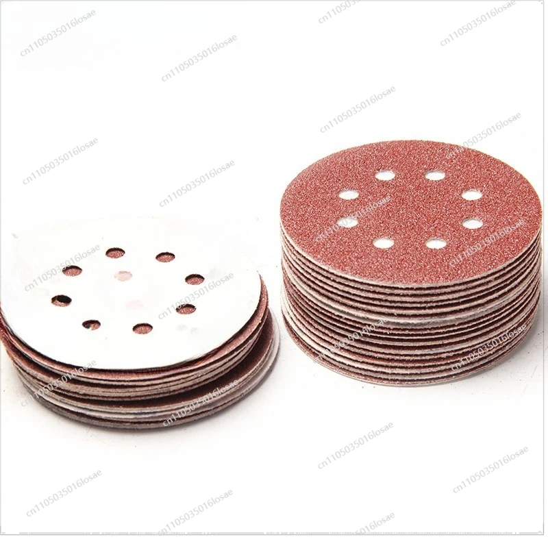 For Flocking Sandpaper 125mm Sandpaper Sheet 5041 Sanding Sheet Round Sandpaper M9204 Furniture Grinding