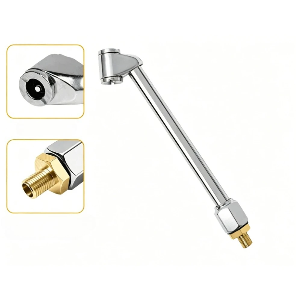 

car Tire Inflator Chuck Quick-Connect Leak-Proof Portable Locking Air Chuck Car Tire Inflator for Automotive Truck RV SUV Bike