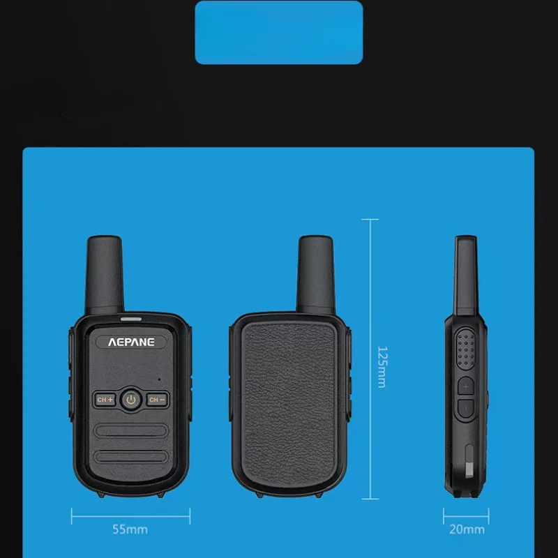 2 Stuks Professionele Walkie Talkie Ouder-Kind Interactie Speelgoed Buiten Camping Mini Oplaadbare Hotel Walkie Talkie