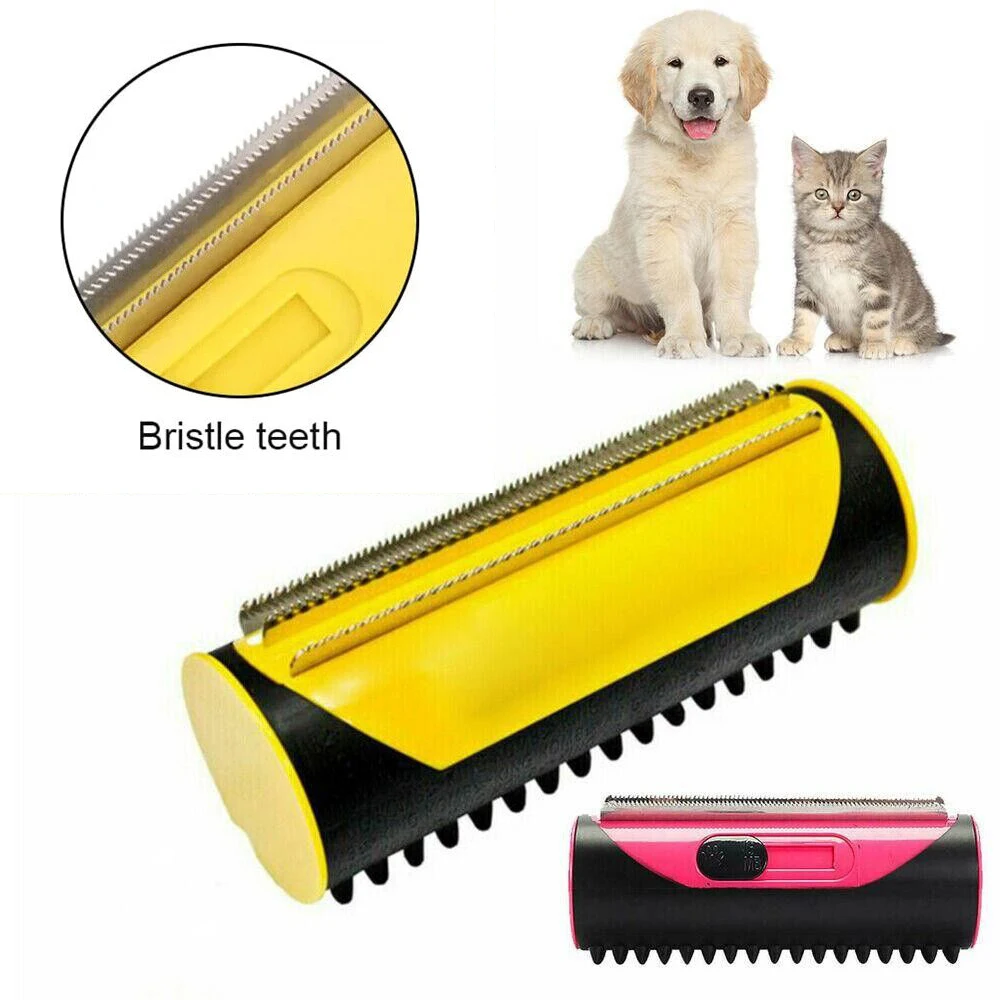 Pet Hair Comb Lint Roller, cão, gato, cachorro, escova de limpeza, sofá, limpador de tapete, Pet Supplies