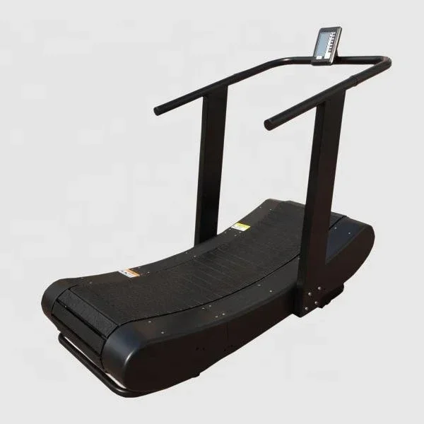 Commercial Heavy Duty Self Powered Curved Treadmill Without Noise Manual Mechanical Air Runner