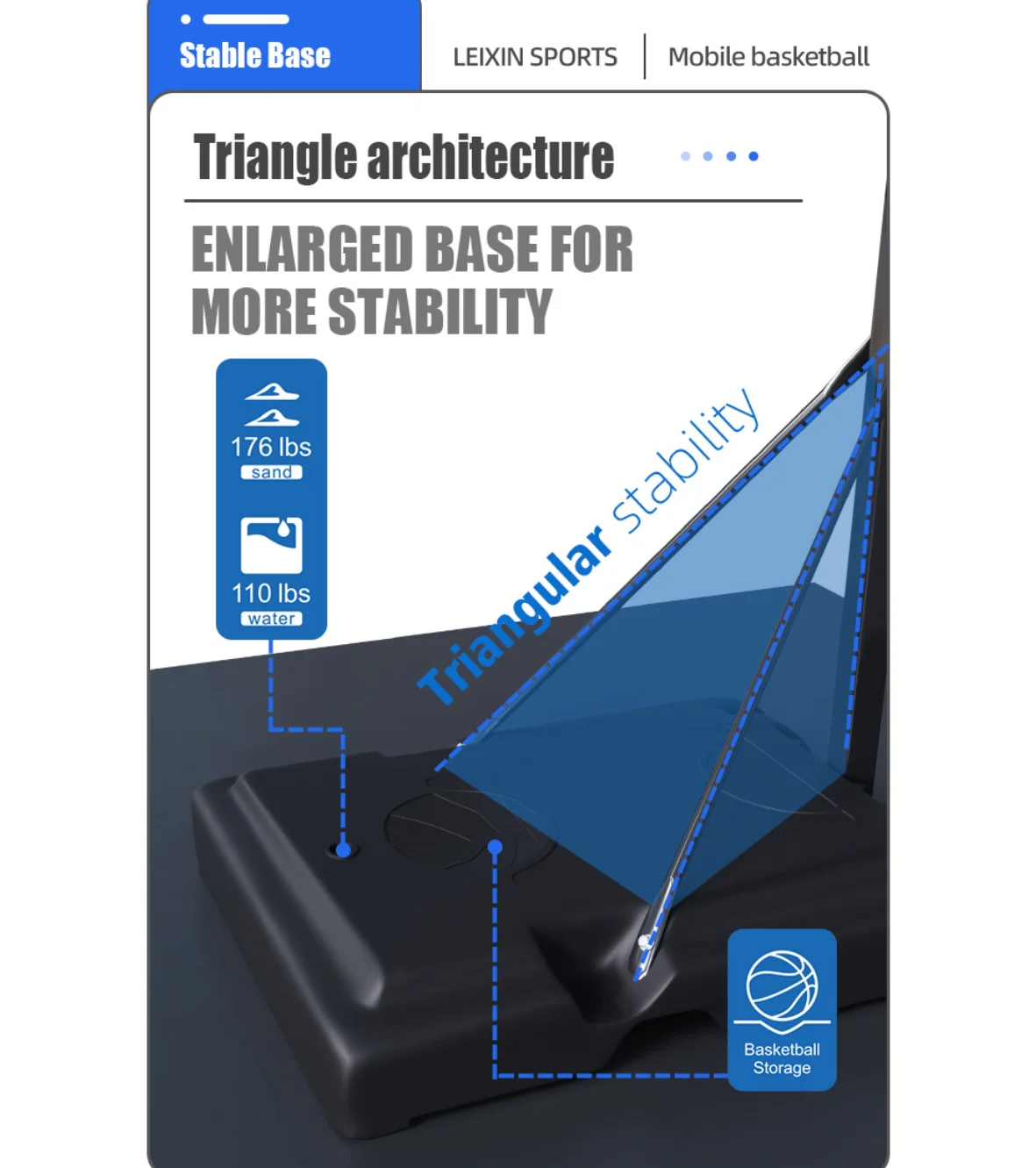 2025년 핫세일 휴대용 농구대 (농구장 엔터테인먼트 및 연습 장비용)