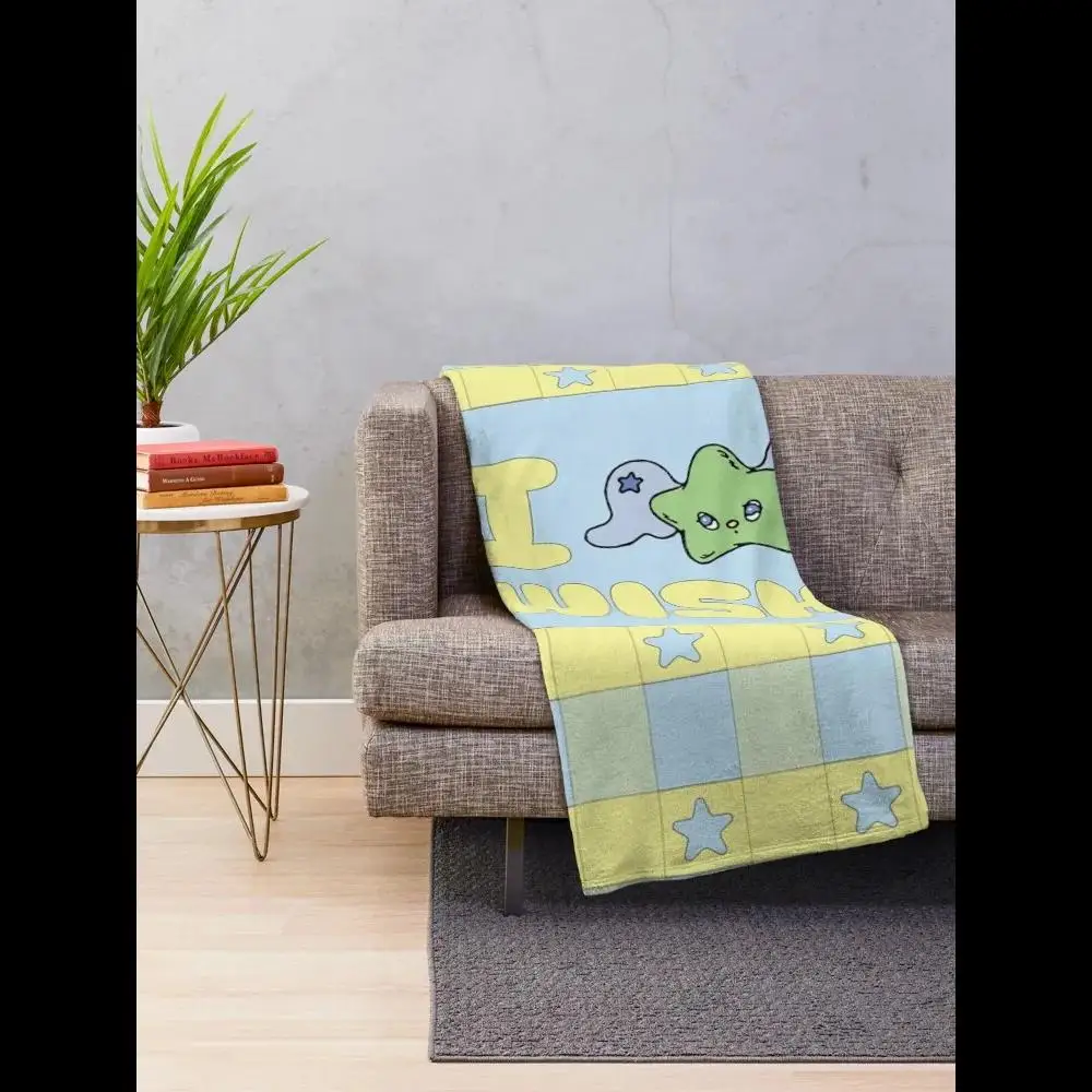 

Плед Wishful Plaid NCT WISH, мягкий уютный флисовый плед для домашнего декора, гостиной, дивана