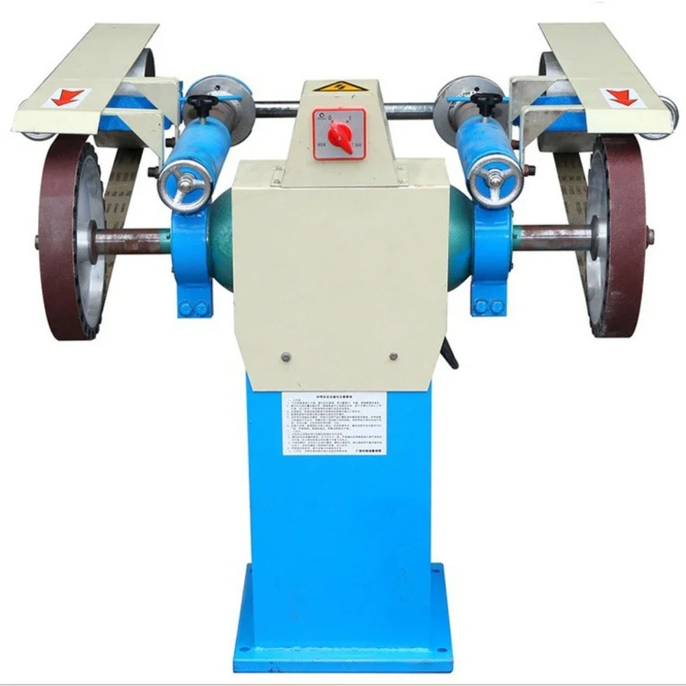 4KW Heavy Duty Vertical Belt Grinder Professional Metal Surface Treatment Tool