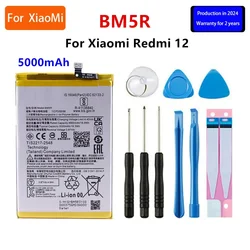 Brand New Battery BM5R  5000mAh  For  Xiaomi Redmi 12 5G  Phone Replacement Batteries +Tools