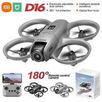 2025 D16 Mini Drone HD Camera 4K 1080P 180 ° Lens Wifi FPV Dron Professional Obstacle Avoidance Helicopter RC Quadcopter Toys