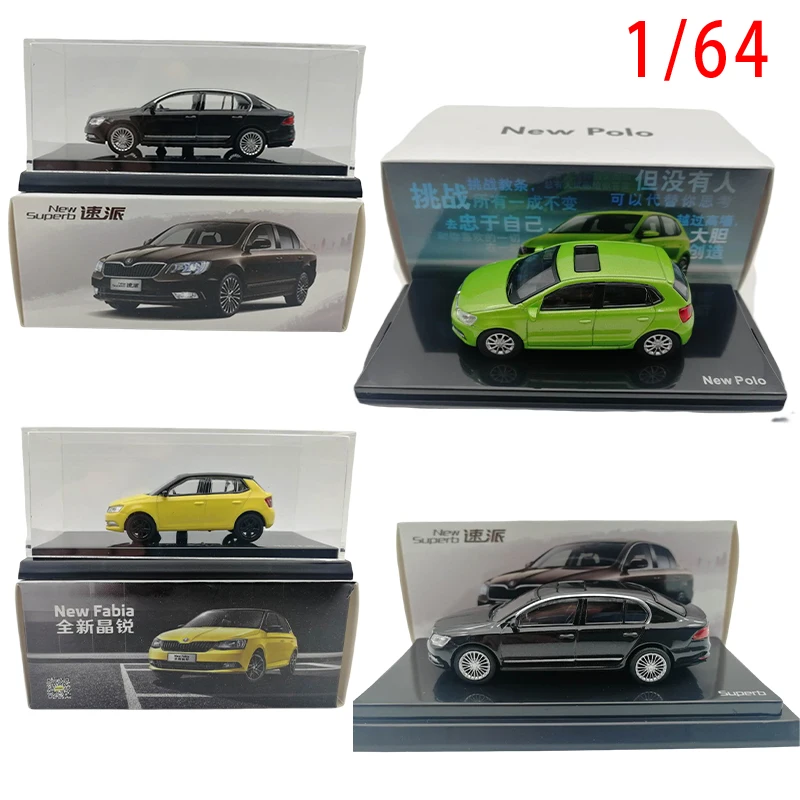 

Литая под давлением модель автомобиля Volkswagen Polo в масштабе 1/64, модель автомобиля из быстрого сплава, коллекция Tiguan FL, суперскоростные игрушки для мальчиков