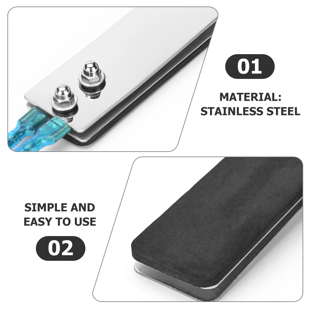 

1pc Rectangular Foot Pedal For Tattooing Stainless Steel Non-Slip Footswitch Copper Wire Inside For Tattoos