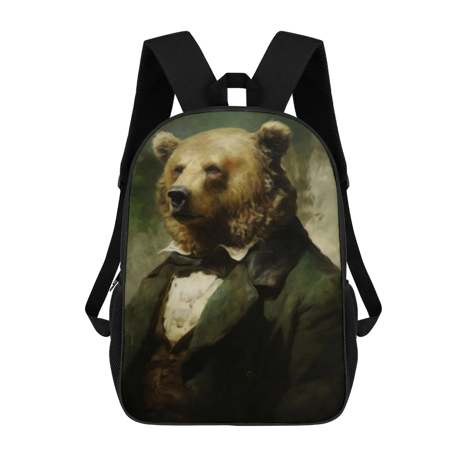 

Aristocratic bear 17 Inch School Backpack Mochilas De Hombre Bolso School Bag Zipper Bolsa Mochila Bag Mochila Mochilas Bolsa Ho
