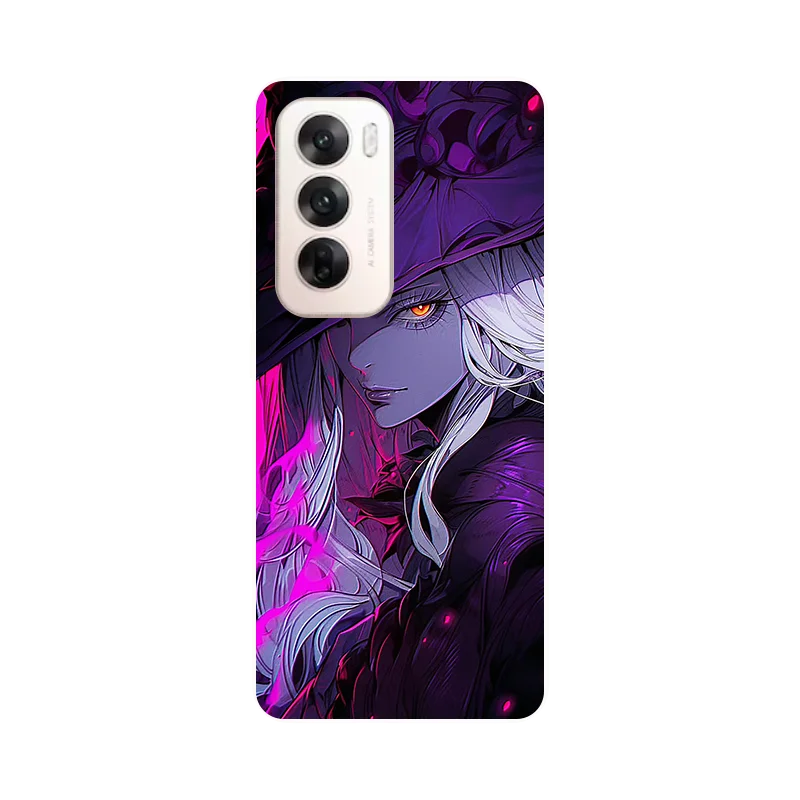 For OPPO Reno 12 Pro Case Flowers Wolf Soft Silicone Phone Cover for OPPO Reno12 Pro CPH2629 Coque Reno12Pro Shockproof Fundas