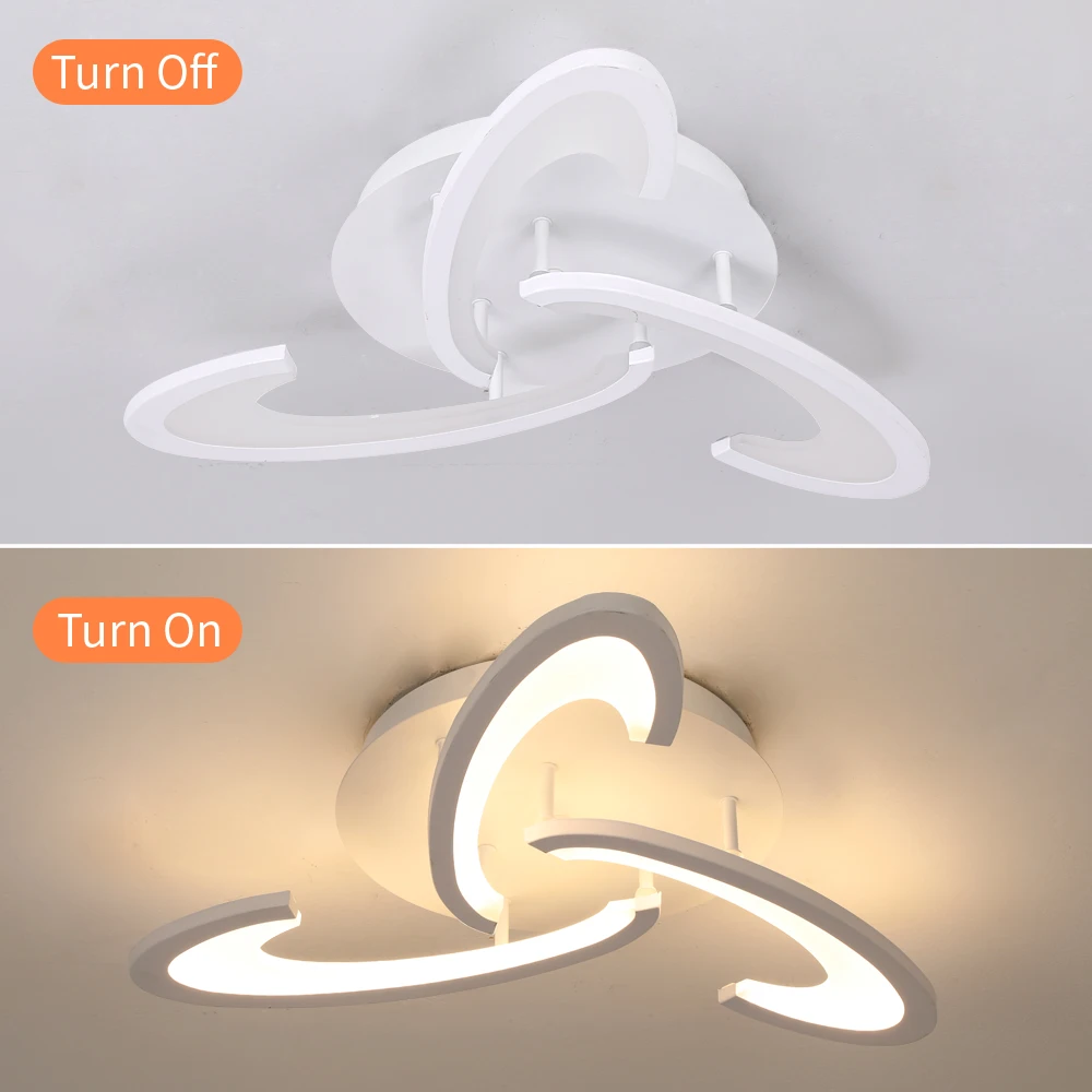 Moderne Decke Lampe Acryl Led Kronleuchter Wohnkultur RC Dimmen Plafond Anhänger Leuchte Wohnzimmer Esszimmer Schlafzimmer Glanz – Detail 14